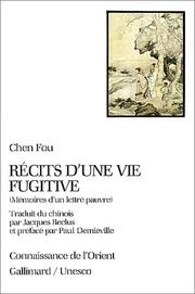 Cover of: Récits d'une vie fugitive by Chen Fou