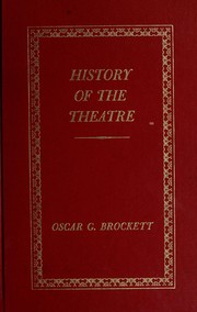 Cover of: History of the theatre
