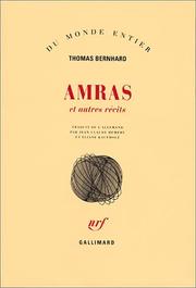 Cover of: Amras et autres récits