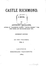 Cover of: Castle Richmond by Anthony Trollope