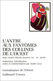 Cover of: L'Antre aux fantômes des collines de l'Ouest by André Lévy