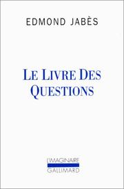 Cover of: Le livre des questions