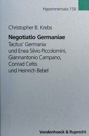 Negotiatio Germaniae by Christopher B. Krebs