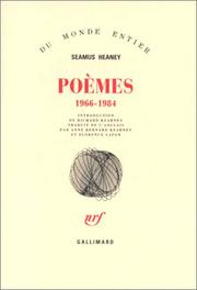 Cover of: Poèmes, 1966-1984