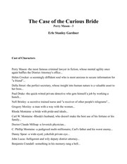Cover of: The Case of the Curious Bride (Perry Mason Books)