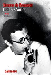 Cover of: Lettres à Sartre, tome 2  by Simone de Beauvoir
