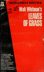 Cover of: Walt Whitman's Leaves of Grass.