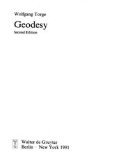 Cover of: Geodesy by Wolfgang Torge