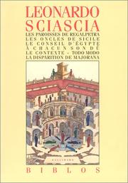 Cover of: Les Paroisses de Regalpetra by Leonardo Sciascia