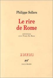 Cover of: Le rire de Rome by Philippe Sollers
