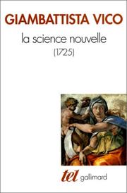 Cover of: La science nouvelle (1725)