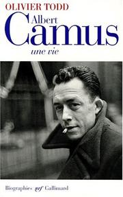 Cover of: Albert Camus by Oliver Todd