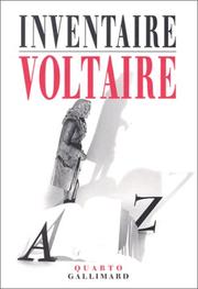Cover of: Inventaire Voltaire