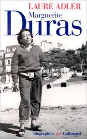 Cover of: Marguerite Duras by Laure Adler, Laure Adler