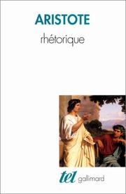Cover of: Rhétorique by Aristotle, Médéric Dufour, André Wartelle