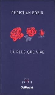 Cover of: La plus que vive