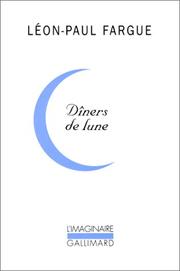 Cover of: Dîners de lune