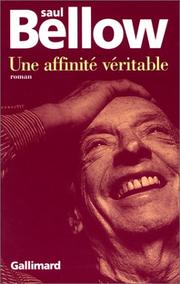 Cover of: Une affinité véritable