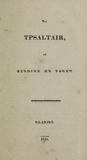 Cover of: Tpsaltair by 
