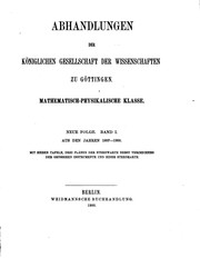 Cover of: Abhandlungen by Akademie der Wissenschaften, Göttingen. Mathematischphysikalische Klasse. [from old catalog]