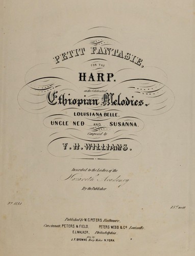 Petit fantasie for the harp by T. H. Williams