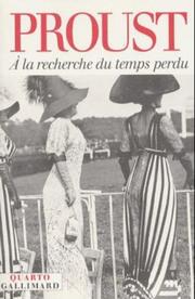 Cover of: A LA Recherche Du Temps Perdu by Marcel Proust