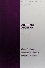 Cover of: Abstract algebra
