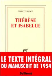 Therese et Isabelle by Violette Leduc