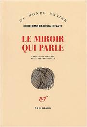 Cover of: Le miroir qui parle