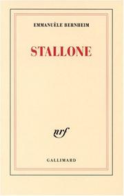 Cover of: Stallone by Emmanuèle Bernheim