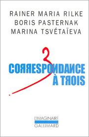 Cover of: Correspondance à trois : Eté 1926