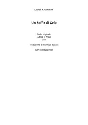 Cover of: Un soffio di gelo: romanzo