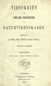 Cover of: Tidsskrift for Populære Fremstillinger af Naturvidenskaben by 
