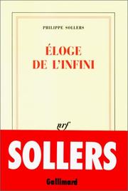 Cover of: Eloge de l'infini