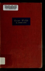 Cover of: Oscar Wilde by André Gide