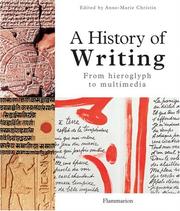 Cover of: A History of Writing by Anne-Marie Christin