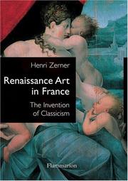 Cover of: Renaissance Art in France by Henri Zerner