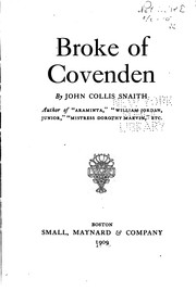 Cover of: Broke of Covenden by J. C. Snaith