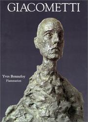 Cover of: Giacometti by Yves Bonnefoy
