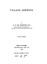Cover of: Village sermons