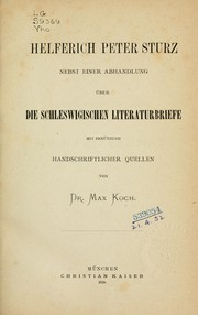 Helferich Peter Sturz by Koch, Max