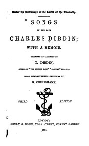 Cover of: Songs of the late Charles Dibdin by Charles Dibdin