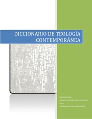 Cover of: Diccionario de teología contemporánea
