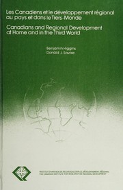 Cover of: Les Canadiens et le développement régional au pays et dans le Tiers-Monde