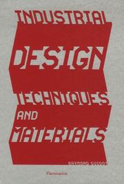 Cover of: Industrial Design Techniques and Materials | 
