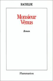 Cover of: Monsieur Vénus by Rachilde