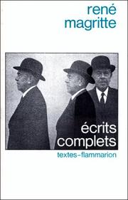 Cover of: Écrits complets by René Magritte