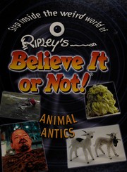 Cover of: Animal antics by [Ripley Entertainment].