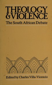 Cover of: Theology & violence: the South African debate