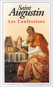 Cover of: Les Confessions by Augustine of Hippo